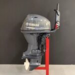 Yamaha 30 HP EFI outboard engine.