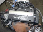 1992-1996 Honda Prelude Motor Automatic Transmission H22A-1GEN 2.2L 4 Cyl Engine - Image 2