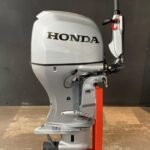 2017 Honda 100HP EFI outboard engine.