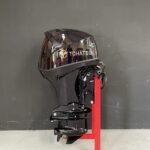 Tohatsu 60HP EFI outboard engine.