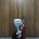 2021 Honda 20 HP outboard engine.