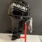 Suzuki 150 HP EFI outboard engine.