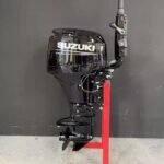 Suzuki 60 HP EFI DF60ATHL outboard engine.