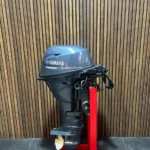 2021 Yamaha 15 HP Powertilt outboard engine.