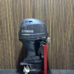 Yamaha 50 HP EFI outboard engine.