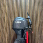 Yamaha 60 HP EFI outboard engine.