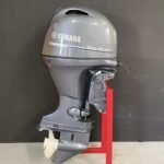 Yamaha 80 HP EFI outboard engine.
